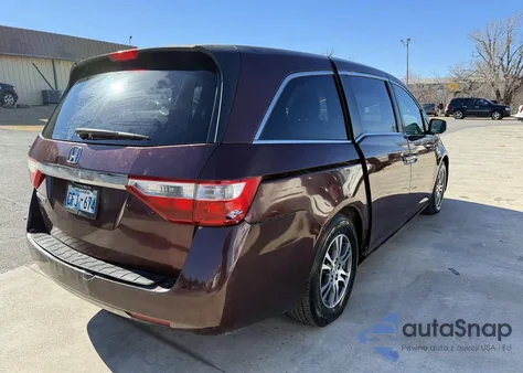 2013 Honda Odyssey Exl z USA, uszkodzony, nr VIN 5FNRL5H69DB016399